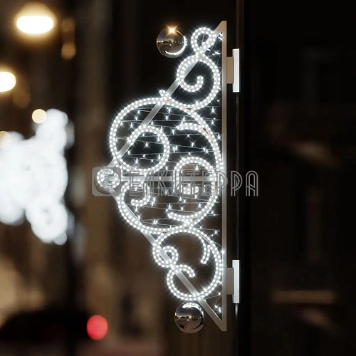 Светодиодная новогодняя консоль Морозные узоры